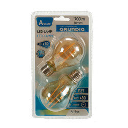 Bombilla LED Grundig 8 W 2300 K E27 Ambar 700 lm (10 Unidades) (6 x 10