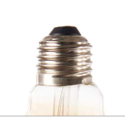Bombilla LED Vintage E27 Transparente 4 W 9,5 x 14 x 9,5 cm (12 Unidad