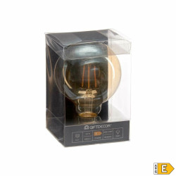 Bombilla LED Vintage E27 Transparente 4 W 9,5 x 14 x 9,5 cm (12 Unidad