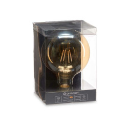 Bombilla LED Vintage E27 Transparente 4 W 12,5 x 17,5 x 12,5 cm (12 Un
