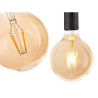 Bombilla LED Vintage E27 Transparente 4 W 12,5 x 17,5 x 12,5 cm (12 Un