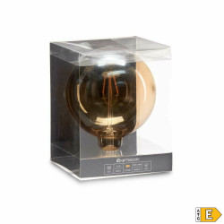 Bombilla LED Vintage E27 Transparente 4 W 14 x 19 x 14 cm (12 Unidades