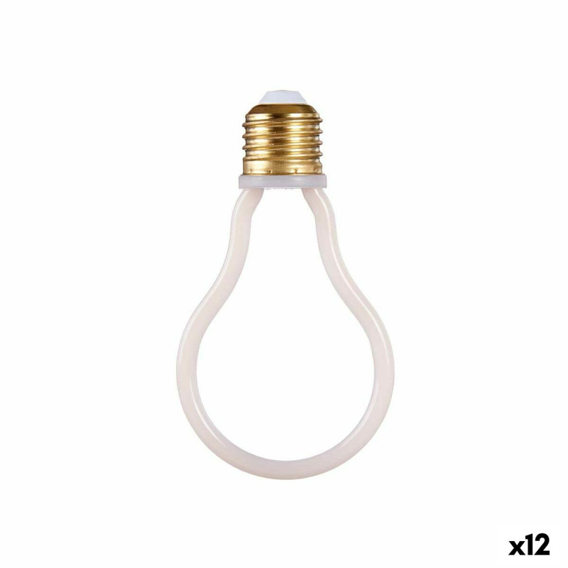 Bombilla LED Blanco 4 W E27 9,5 x 13,5 x 3 cm (2700 K) (12 Unidades) Bombilla LED Blanco 4 W E27 9,5 x 13,5 x 3 cm (2700 K) (12 Unidades)