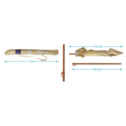 Sombrilla Beige 200 cm UPF 50+