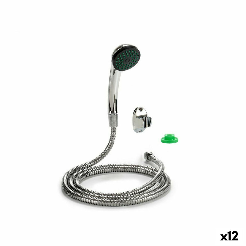 Alcachofa de Ducha Plateado Metal (12 Unidades) 2 m Alcachofa de Ducha Plateado Metal (12 Unidades) 2 m