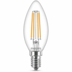 Bombilla LED Vela Philips Equivalent E14 60 W Blanco E (2700 K)