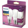 Bombilla LED Philips Classic Standard 60 W Blanco E E27 (2700 K) (2 Un
