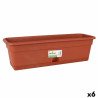 Jardinera con Plato Dem Greentime Rectangular Marrón 60 x 20 x 17,3 c