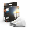 Bombilla Inteligente Philips Pack de 2 E27 Blanco F E27 (2200K) (6500