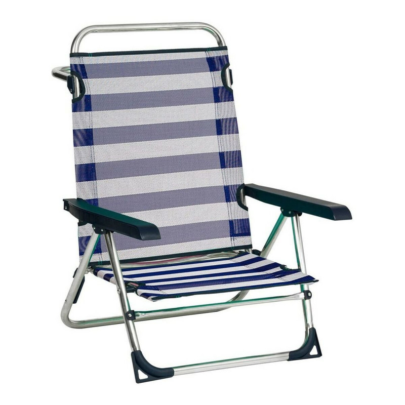 Silla de Playa Alco 1 Aluminio Multiposición Plegable 79,5 x 59,5 x 5 Silla de Playa Alco 1 Aluminio Multiposición Plegable 79,5 x 59,5 x 5
