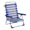 Silla de Playa Alco 1 Aluminio Multiposición Plegable 79,5 x 59,5 x 5