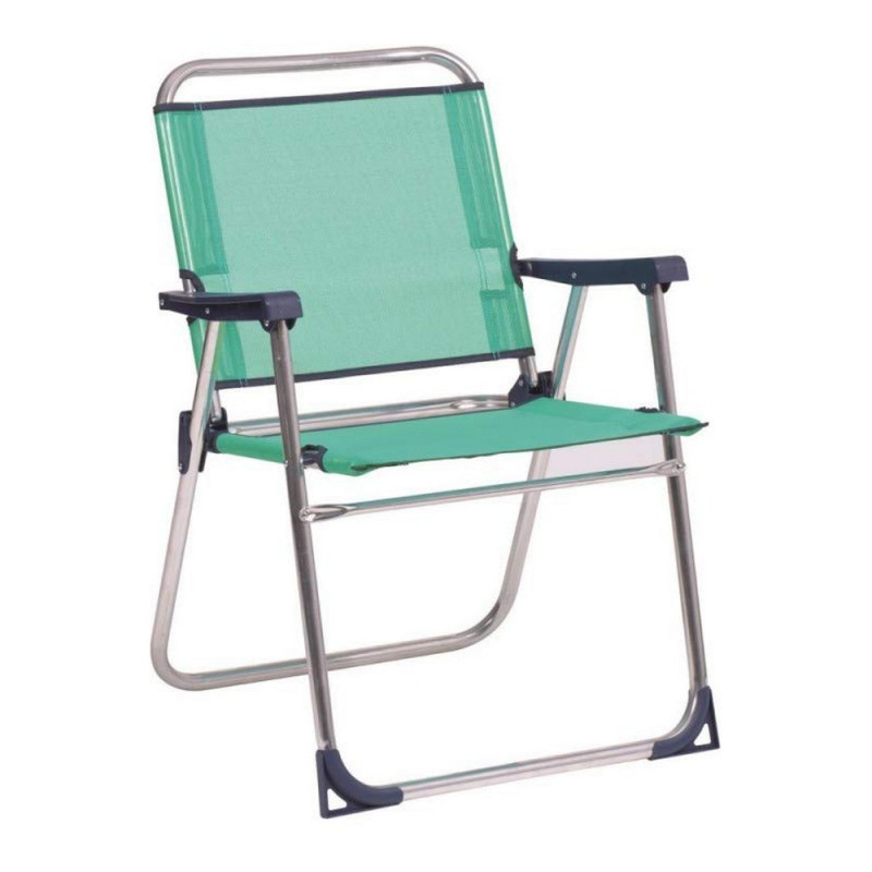 Silla de Playa Alco 631 ALF/30 Aluminio Fija Verde 57 x 78 x 57 cm (57 Silla de Playa Alco 631 ALF/30 Aluminio Fija Verde 57 x 78 x 57 cm (57