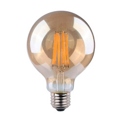 Bombilla LED EDM Vintage F 8 W E27 720 Lm 12,5 x 17 cm Ø 12,5 x 17 cm