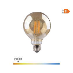 Bombilla LED EDM Vintage F 8 W E27 720 Lm 12,5 x 17 cm Ø 12,5 x 17 cm