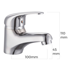 Grifo Monomando EDM Acero Inoxidable