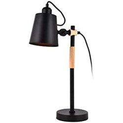 Flexo/Lámpara de escritorio EDM 32114 Negro Metal 60 W (Ø 15 x 54 cm