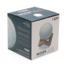 Lámpara de mesa EDM Ø 8 cm Luna Blanco 3,7 V