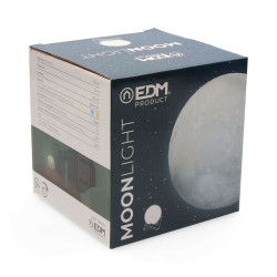 Lámpara de mesa EDM Luna Blanco 3,7 V
