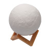 Lámpara de mesa EDM Luna Blanco 3,7 V