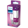 Bombilla LED Philips Vela Blanco F 40 W 4,3 W E14 470 lm 3,5 x 9,7 cm