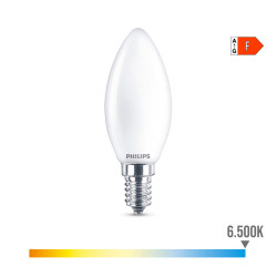 Bombilla LED Philips Vela Blanco F 40 W 4,3 W E14 470 lm 3,5 x 9,7 cm