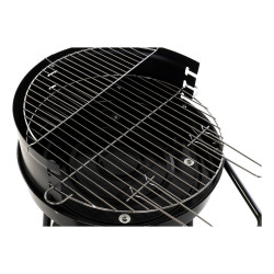 Barbacoa de Carbón con Ruedas DKD Home Decor Negro Metal Plástico 59