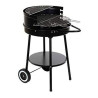 Barbacoa de Carbón con Ruedas DKD Home Decor Negro Metal Plástico 59