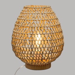 Lámpara de mesa Atmosphera Tressé Arena 40 W Ø 35,5 x 30 cm