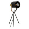 Lámpara de mesa Atmosphera Action Trípode Negro Poliestireno 25 W 22