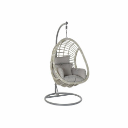 Sillón de jardín colgante DKD Home Decor Gris Multicolor Aluminio ra