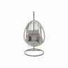 Sillón de jardín colgante DKD Home Decor Gris Multicolor Aluminio ra