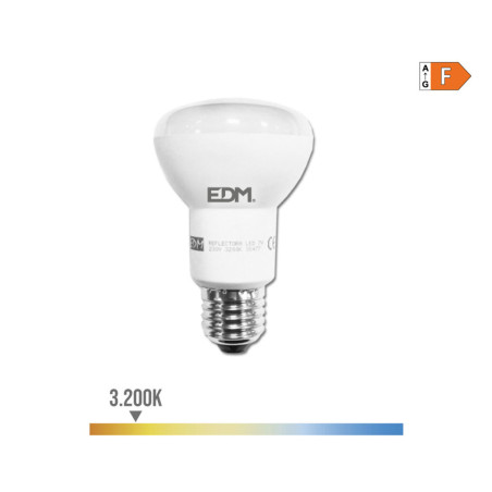 Bombilla LED EDM Reflectora F 7 W E27 470 lm Ø 6,3 x 10 cm (3200 K)