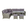 Conjunto de Sofá y Mesa DKD Home Decor Exterior 267 x 204 x 90 cm (4