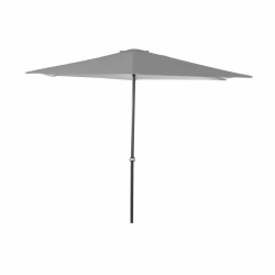 Sombrilla DKD Home Decor Gris Acero Plástico 270 x 270 x 250 cm