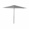 Sombrilla DKD Home Decor Gris Acero Plástico 270 x 270 x 250 cm