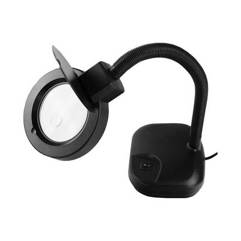 Flexo/Lámpara de escritorio EDM Lupa de mesa Negro 12 W 14 x 32 cm Flexo/Lámpara de escritorio EDM Lupa de mesa Negro 12 W 14 x 32 cm