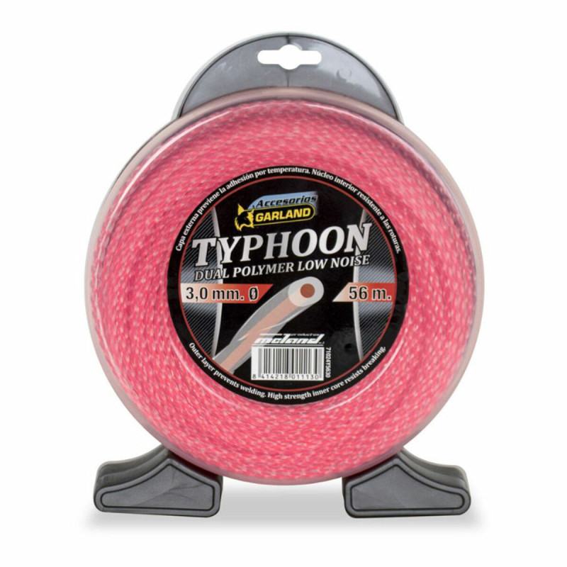 Hilo de recortadora Garland Typhoon 71024Y5630 56 m 3 mm doble capa Hilo de recortadora Garland Typhoon 71024Y5630 56 m 3 mm doble capa