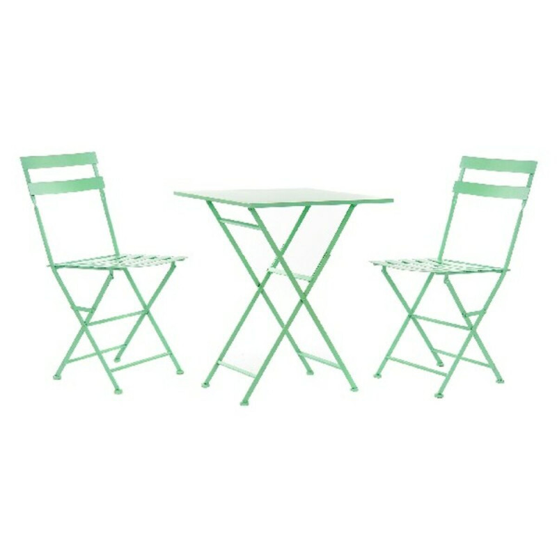 Conjunto de Mesa con 2 Sillas DKD Home Decor MB-177411 60 x 60 x 75 cm Conjunto de Mesa con 2 Sillas DKD Home Decor MB-177411 60 x 60 x 75 cm