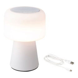 Lámpara LED con Altavoz Bluetooth y Cargador Inalámbrico Lumineo 894