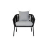 Conjunto de Sofá y Mesa DKD Home Decor MB-179039 Gris Jardín Poliés
