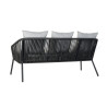 Conjunto de Sofá y Mesa DKD Home Decor MB-179039 Gris Jardín Poliés