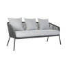 Conjunto de Sofá y Mesa DKD Home Decor MB-179039 Gris Jardín Poliés
