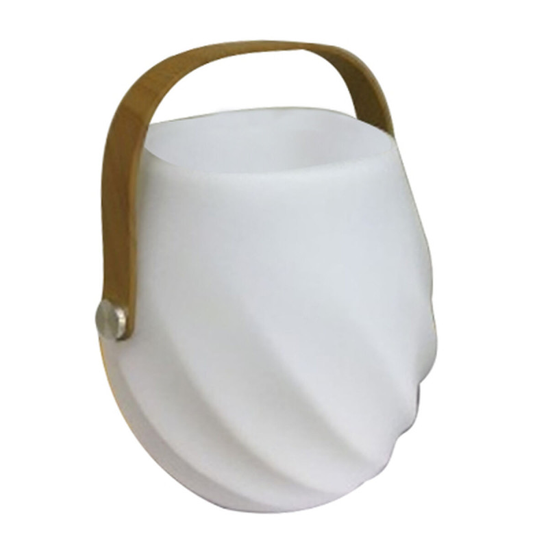 Lámpara de mesa Pixie Blanco Poliuretano 18 x 18 x 26 cm Lámpara de mesa Pixie Blanco Poliuretano 18 x 18 x 26 cm