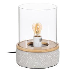 Lámpara de mesa LÁMPARAS INDUSTRIALES Gris Cristal Cemento 60 W 240V