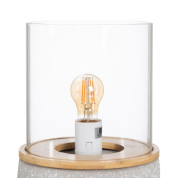 Lámpara de mesa LÁMPARAS INDUSTRIALES Gris Cristal Cemento 60 W 240V