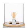 Lámpara de mesa LÁMPARAS INDUSTRIALES Gris Cristal Cemento 60 W 240V