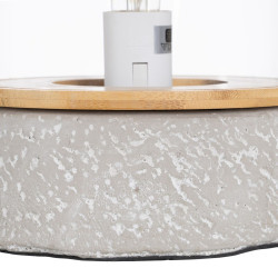 Lámpara de mesa LÁMPARAS INDUSTRIALES Gris Cristal Cemento 60 W 240V