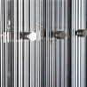 Lámpara de Techo 76 x 76 x 39 cm Cristal Metal Plata