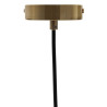 Lámpara de Techo 21 x 21 x 37 cm Dorado Madera Hierro 220 V Madera de