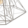 Lámpara de Techo Metal Plata 35 x 35 x 45 cm